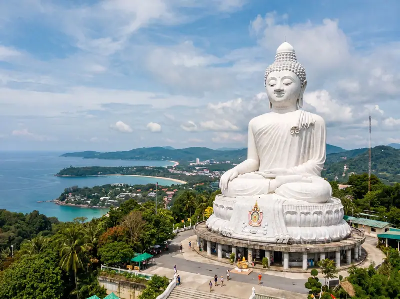The Big Buddha above Kata and Karon, Phuket